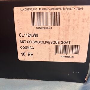 Lucchese Cognac Leather Boots